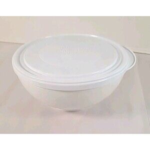 Pampered Chef Chill Anne 6.5” (3 cup) Mini Bowl W/ Lid Freezer Safe